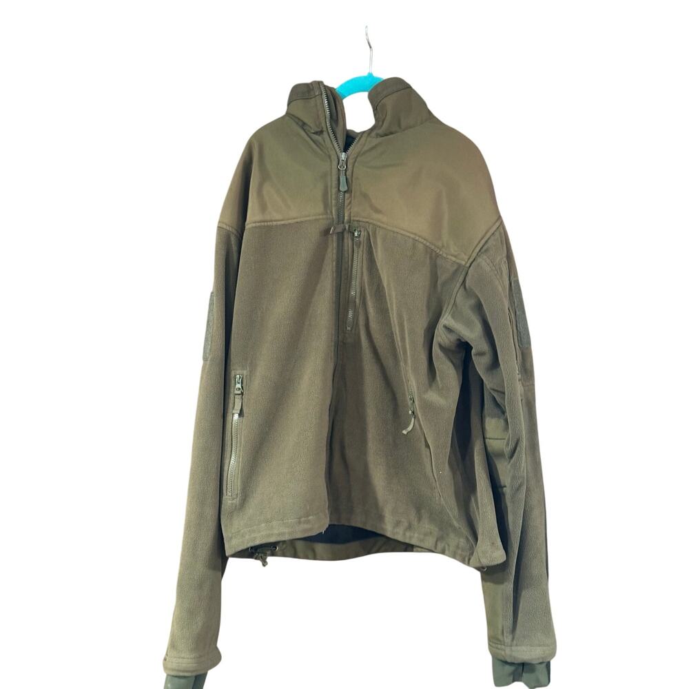 Condor Jacket Mens XXL Green Fleece Tactical Softshell Military Full Double Zip